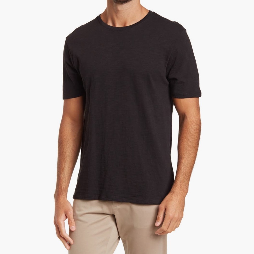 Vince Men’s Short Sleeve Slub Crewneck T-Shirt Sz XL